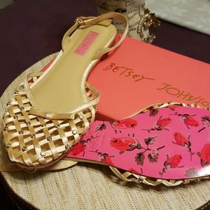 Betsey Johnson Jeweled Flat